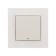 TOT GLOSSY GLASS, 10 A, 1 key, with backlight, hidden, glass, white