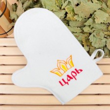 Mitten for the bath 