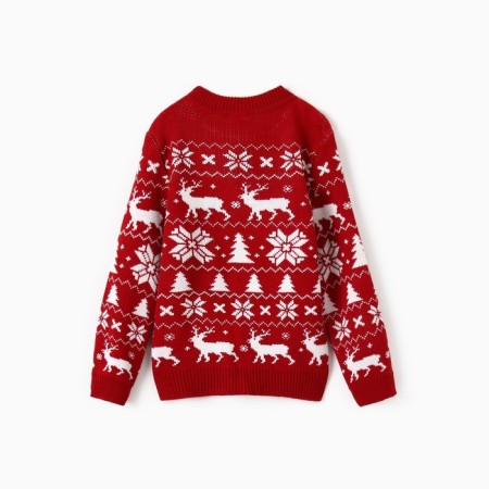 New Year. Jumper Knitted Children's KAFTAN "New Year" size 30, (98-104 cm)-8