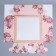 Capcake box, confectionery packaging with a window, 9 cells "Flowers", 25 x 25 x 10 cm