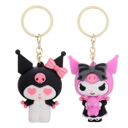 Toy - Funny Box Surprise "Evil Rabbit": children's keychain, stickers, card, color mix-5