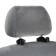 Hook on the headrest, set 2 pcs, black