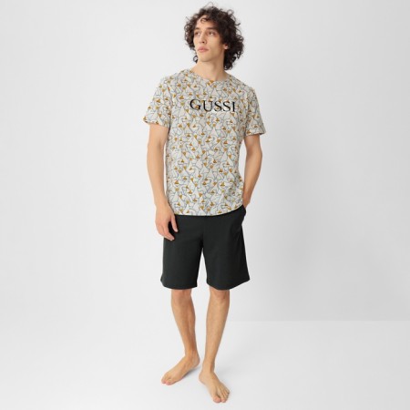 Pajama men's (T-shirt and shorts) KAFTAN GUSSI, RR 48-1