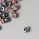 Beads for creativity Plastic "Shard Sebra" set 20 GP1.2x1.2x1.2 cm