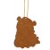 New Year's wooden pendant "New Year! Polar bear"