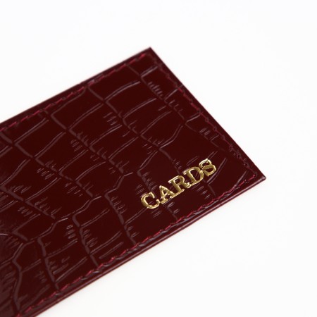 Cartholder, burgundy color-3