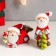 Polystone souvenir "Grandfather Moroz in a red outfit with a curly beard" MIX 10.5x6.5x5.2 cm