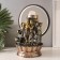 Table Polystone Fountain from the Networks, Siva and Parvati backlight gold 25x20x34 cm