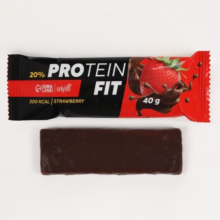 Protein Batoner Protein Bar, taste: strawberries, 40 g-4
