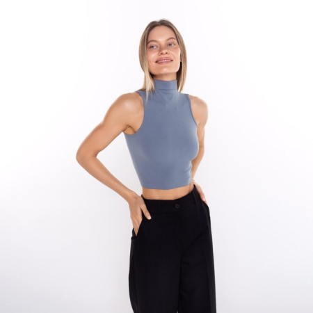Top female, gray color, size 46 (l)-1
