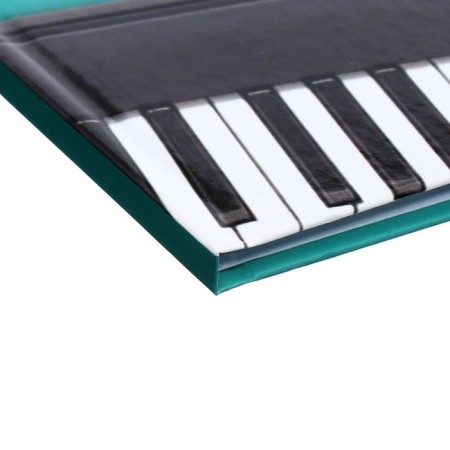 Diary for the music school "Musical pause", cover coated cardboard, two -tone block, 48 sheets-2