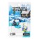 Mormyshka column black, lime abdomen + ball Granen blue, weight 0.35 g