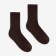 Women's socks from Mongolian wool, chocolate color, size 25 (37-39)