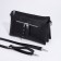 Bag Cross-Bodi with a zipper, black color