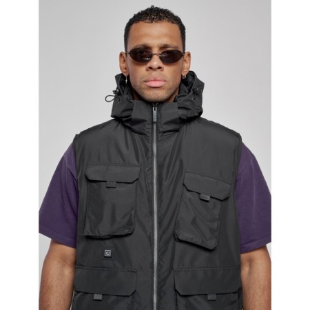 Luy jacket transformer male winter, size 50, black color-10