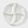 Menzhitsa ceramic 4 cells "Airiousness", 19 × 3 cm, white color