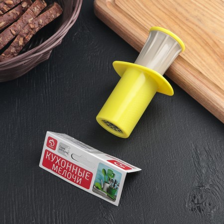 Press for garlic shares "cone", 11 cm, color mix-5
