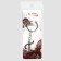 A keychain for keys is the letter “only for you. T ", 8 x 3 cm