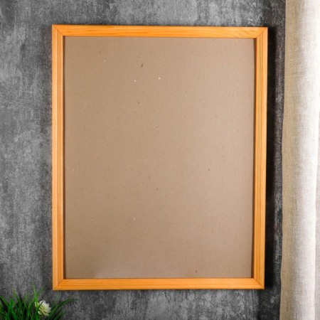 Photo frame with 20 40x50 cm, pine (plastic screen)