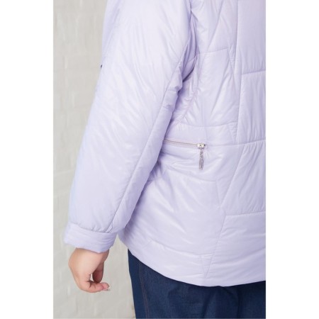 Women's jacket, size 66, lilac color-5