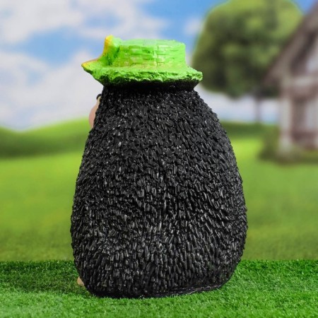 Garden figure "Hedgehog with three apples" 27x20cm-2
