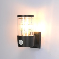 Уличный настенный светильник Arte Lamp Tokyo A5316AL-1BK, E27, 40 Вт, 11х17х33 см, чёрный