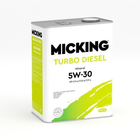 Motor oil Micking Turbo Diesel Pro3, 5W-30 CH-4/CG-4/CF-4, mineral, 4 liters