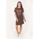 Tunic July Girls, size 54, brown color