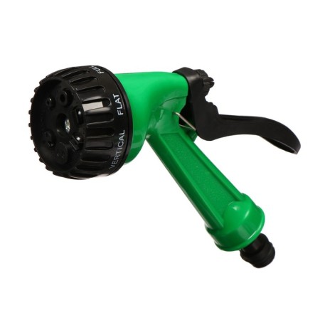 Pistol for irrigation, 7 modes, under connector, PP -plastic, Greengo-1