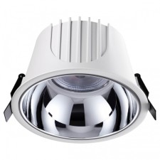 Luminer built -in LED NovOCH. KNOF, 40W, LED, 94x155x155 mm, white body color, chromium reflector