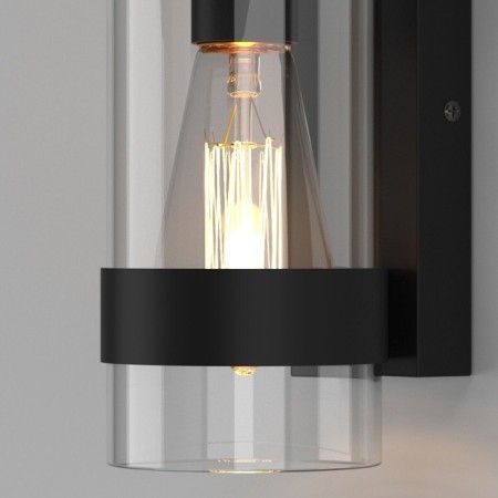 Sadovo-park lamp Elektrostandard, Falcon, 131x100x240 mm, E27, Black Color-2