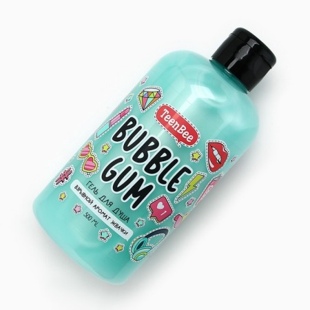 Women's shower gel, 500 ml, chewing gum, teenbee-2