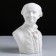 Gypsum figure famous people: Bust Lomonosov, 14.5 x 11 x 21.5 cm