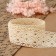Knitted lace, 40 mm × 10 ± 1 m, beige color