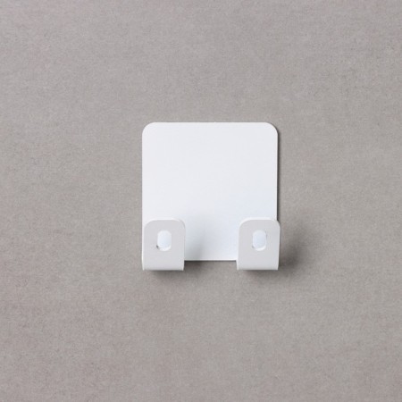 Double wall -mounted self -adhesive “loft”, 55 × 50 × 35 mm, white color-3