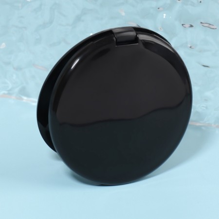 Folding mirror "Classic", d = 7 cm, black color-3