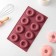 The form for baking the share "Sweets. Donuts ", 29 × 17 cm, 8 cells (d = 6 cm), color mix