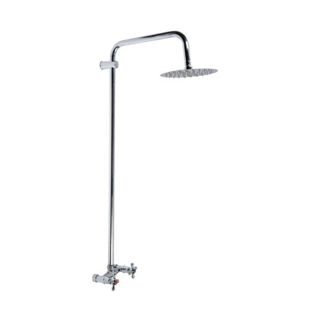 Shower system Istok Life Standard with a two -handed mixer, chrome