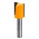 Frases groove Encor Prof 46018, straight, on wood, D = 8 mm, 20 x 19 mm