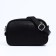 Cross-Bodi bag on zippers, external pocket, black color