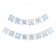 Paper garland on the tape "1 year, boy"
