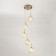 Suspended lamp Citilux "Tommy" CL102053, 36x36x56 cm, 5x40W, E14, brown color