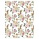 Pillow Cut "Pastel roses and lilies, decorative, size 16x45 cm