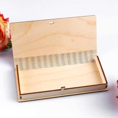 Wooden envelope with the seal "Congratulations!" Red car-2