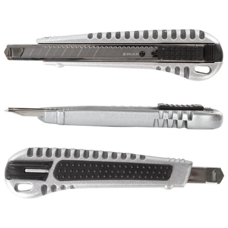 Universal knife Brauberg "Universal" 236971, 9 mm, autofixer, metal-5