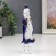 Souvenir Ceramics "Clown on Playing Cube" Cobalt 18x4.4x5 cm