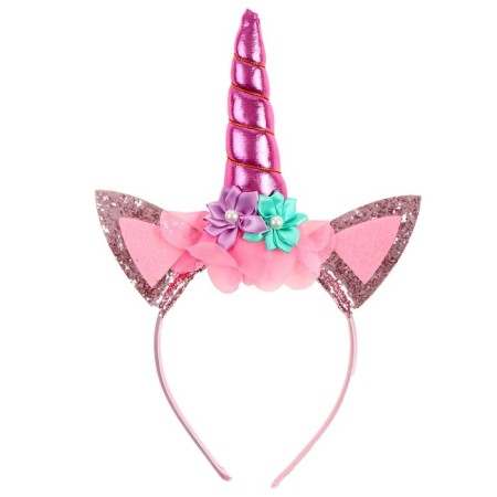 Carnival rim "unicorn", pink color