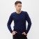 Long-sized male plain, color dark blue, size 56