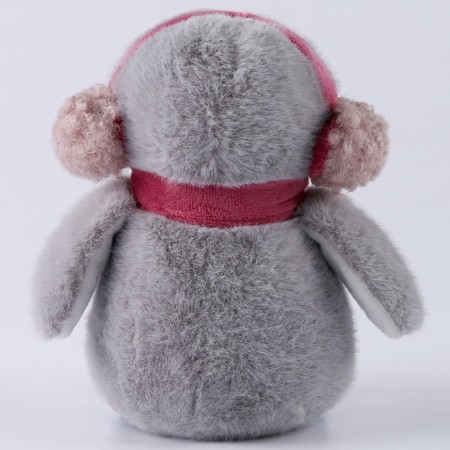 New Year's soft toy "Penguin", the color is light gray, for the New Year-5