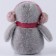 New Year's soft toy "Penguin", the color is light gray, for the New Year